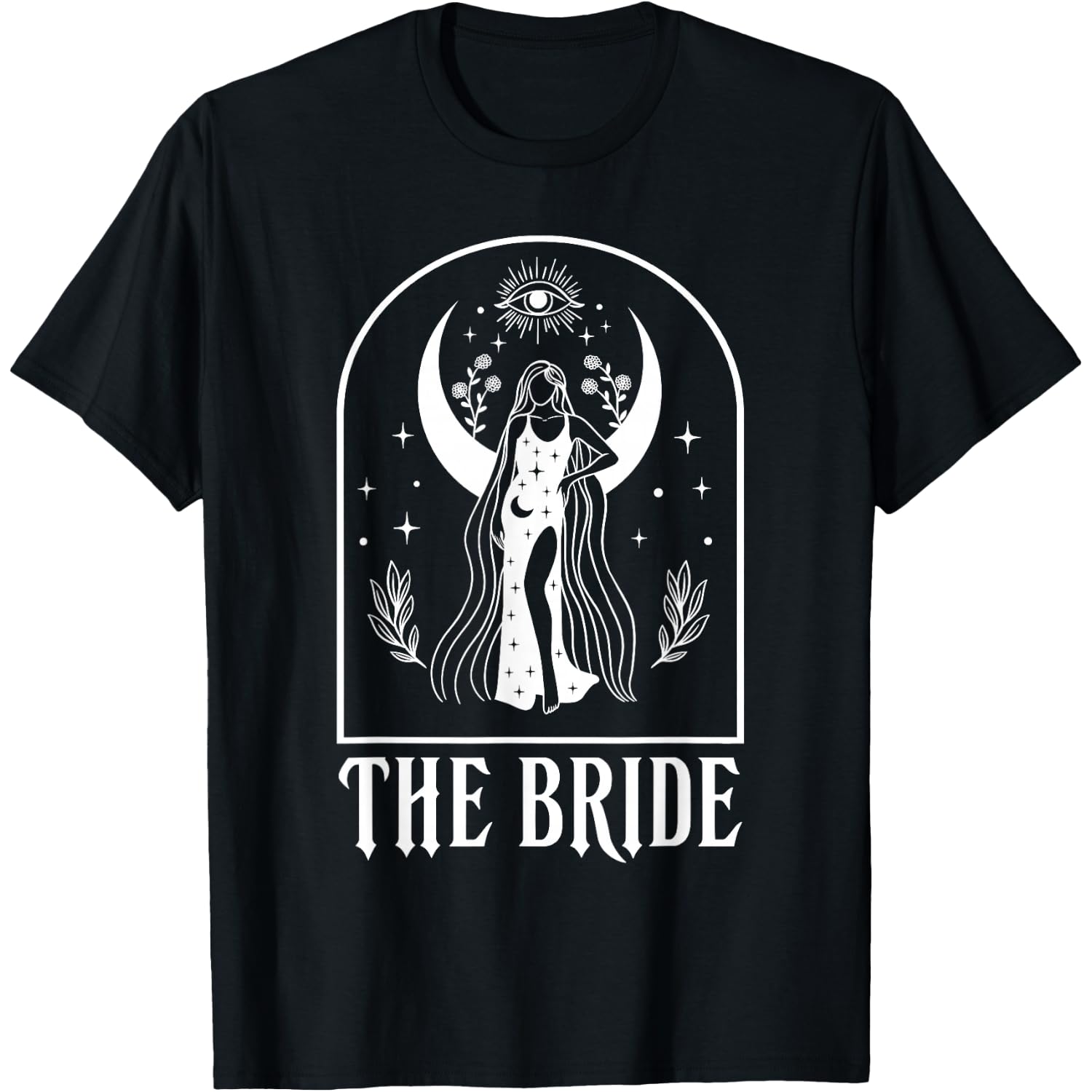 Witchy Bride Coven Gothic Bachelorette Group Matching T-Shirt