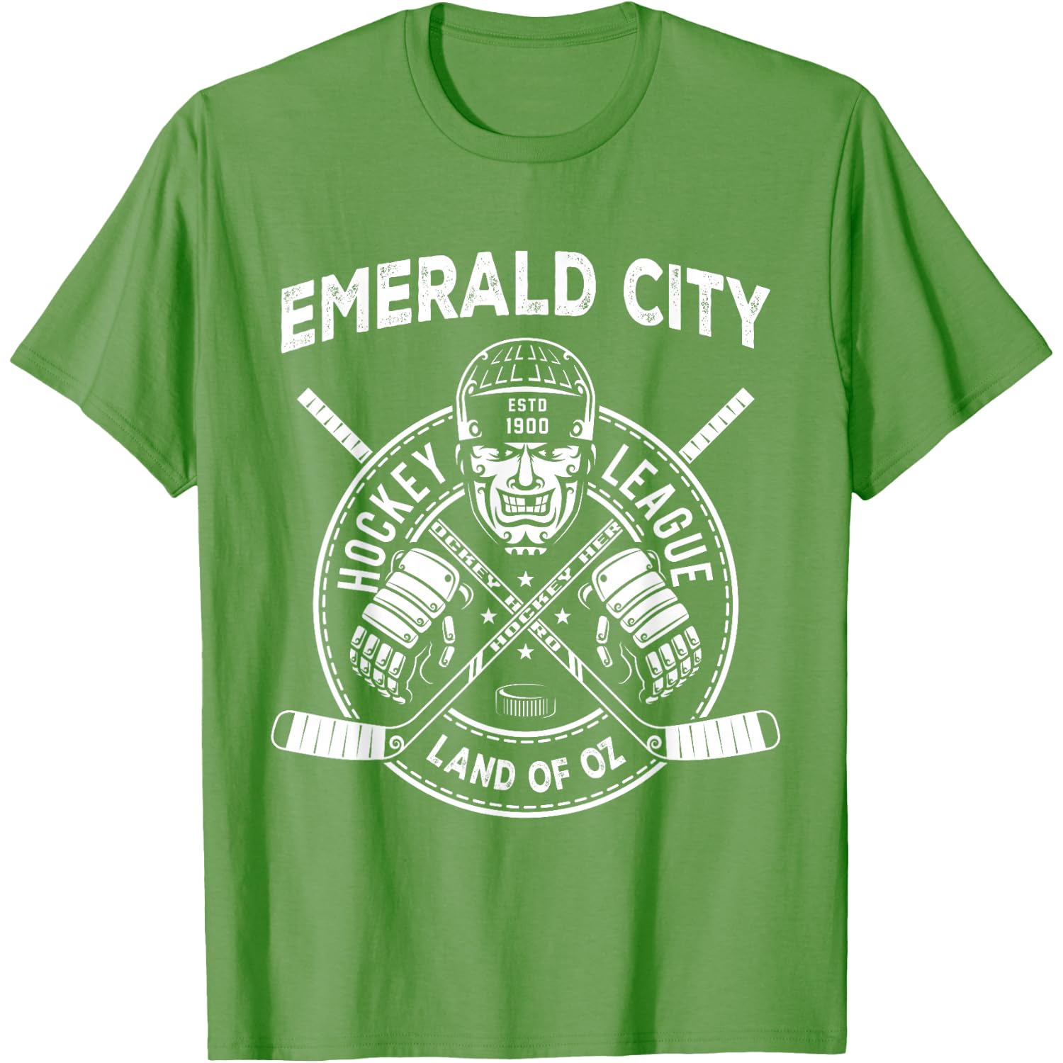 Wizard of Oz Emerald City Hockey Costume Halloween T-Shirt