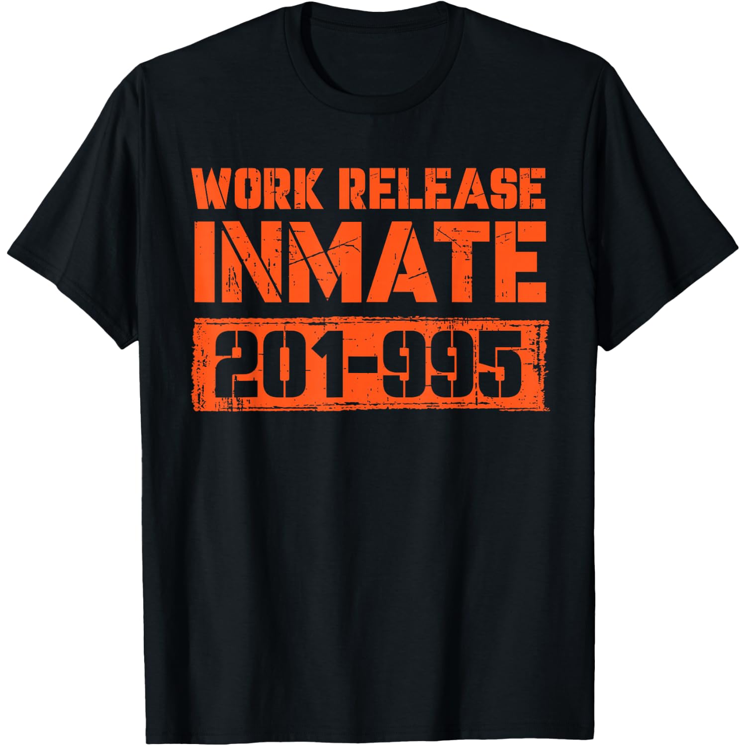 Workplace Worker Inmate Funny Prisoner Halloween Costume T-Shirt