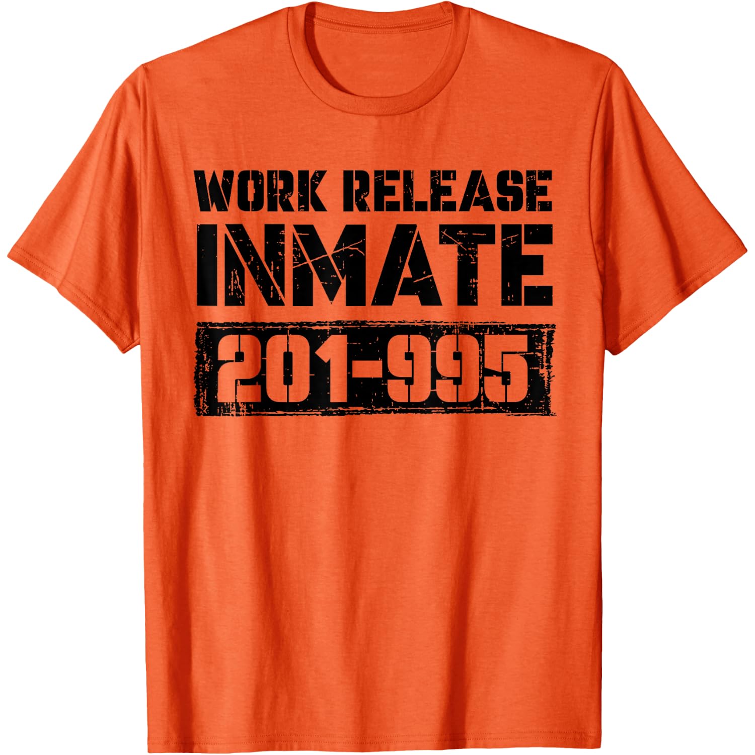 Workplace Worker Inmate Funny Prisoner Halloween Costume T-Shirt