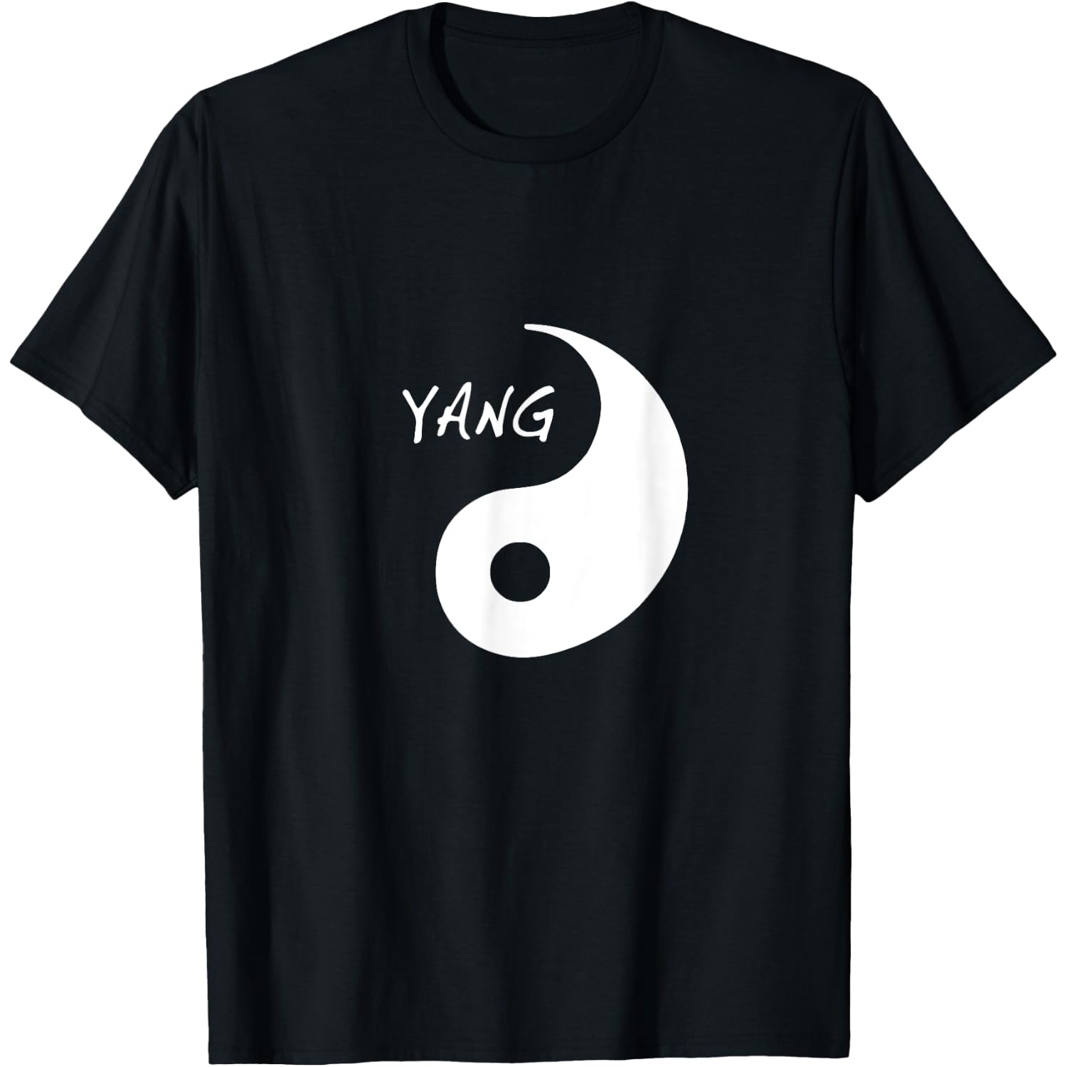 Yin Yang Funny Halloween Couples T-shirt for Best Friends T-Shirt