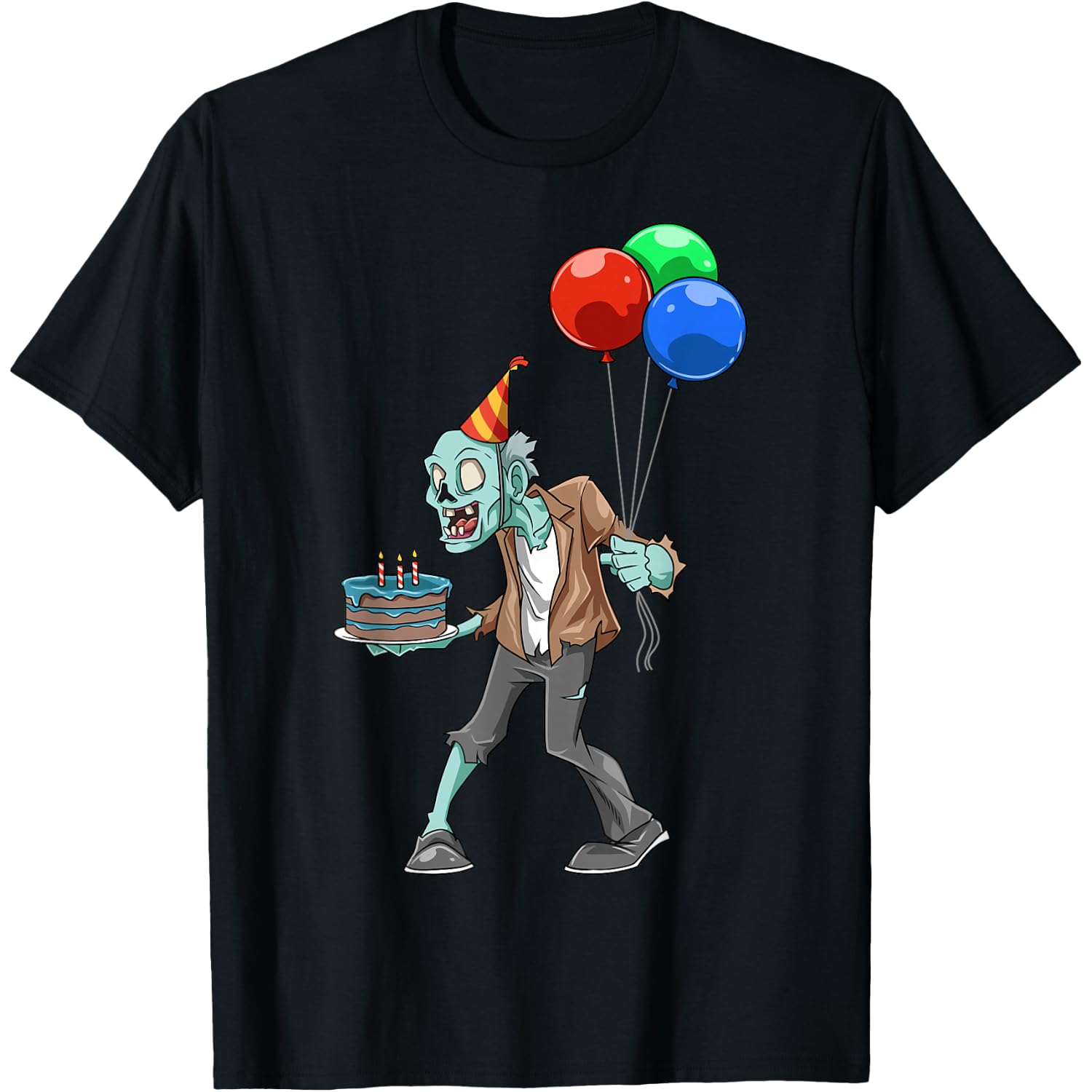 Zombie Birthday Party Zombie Party Halloween Birthday Party T-Shirt