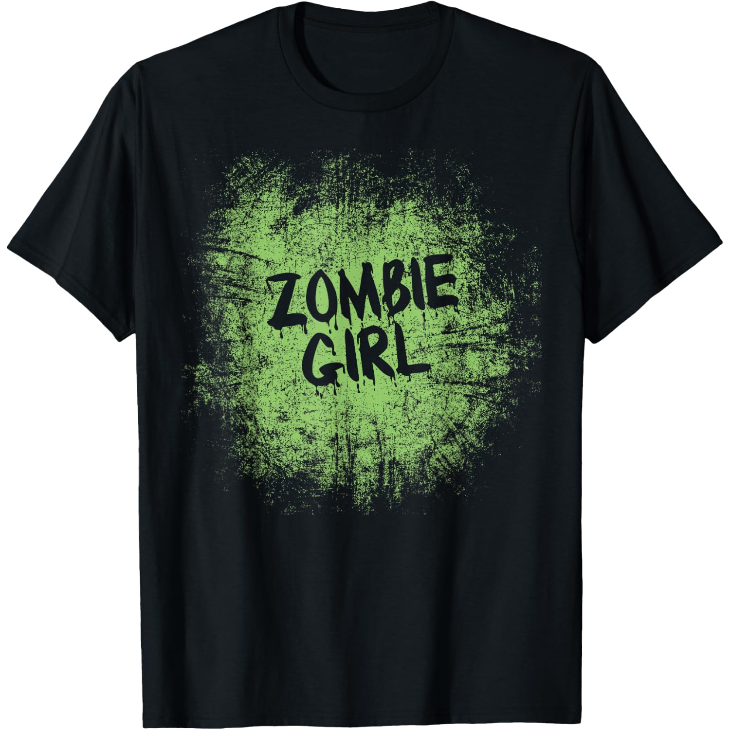 Zombie Girl Cool Lazy Halloween Costume Zombies Family Girls T-Shirt