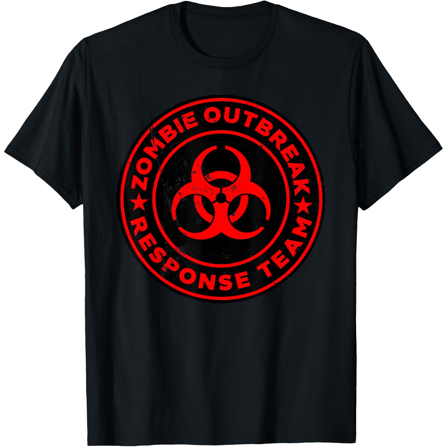Zombie Outbreak Response Team Funny Zombie Apocalypse T-Shirt Small