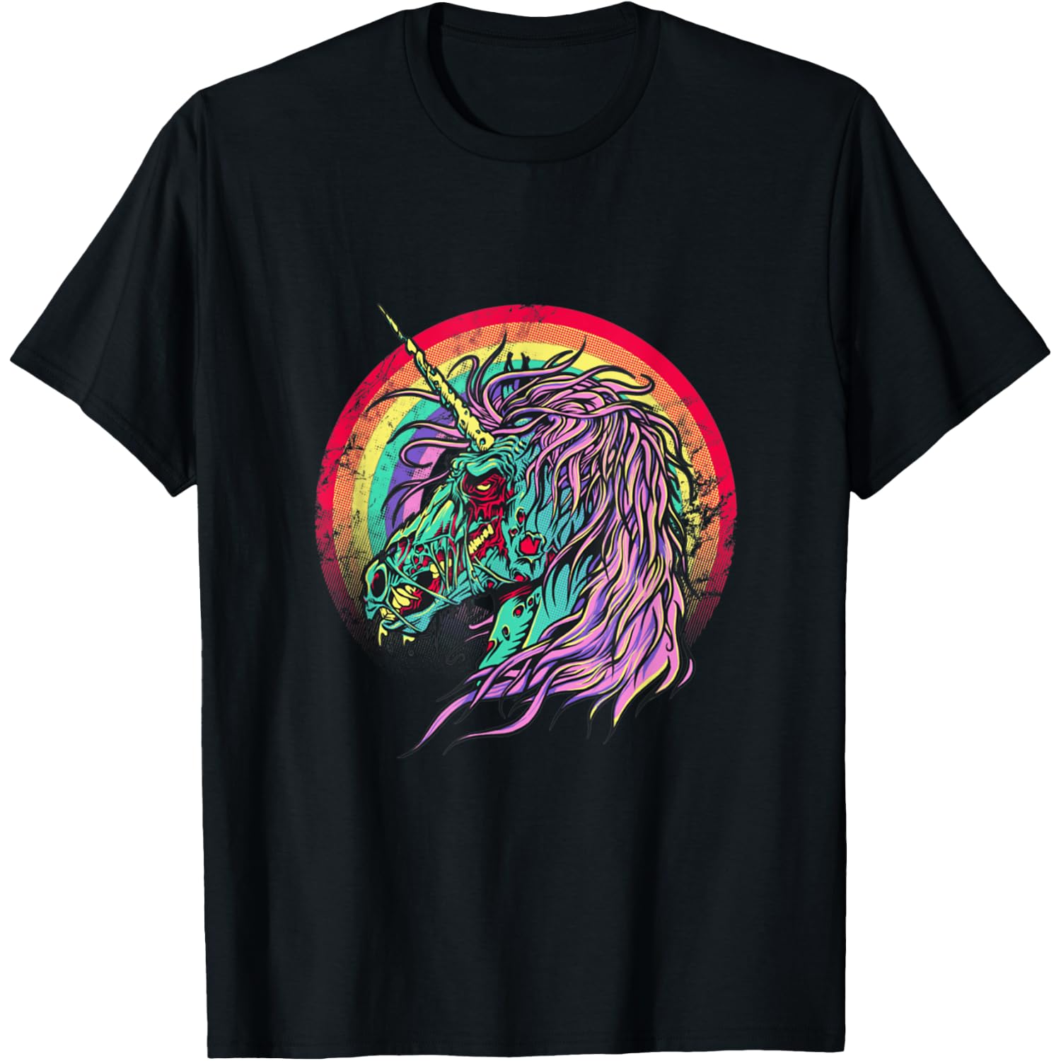 Zombie Unicorn Unicorn Halloween T-Shirt