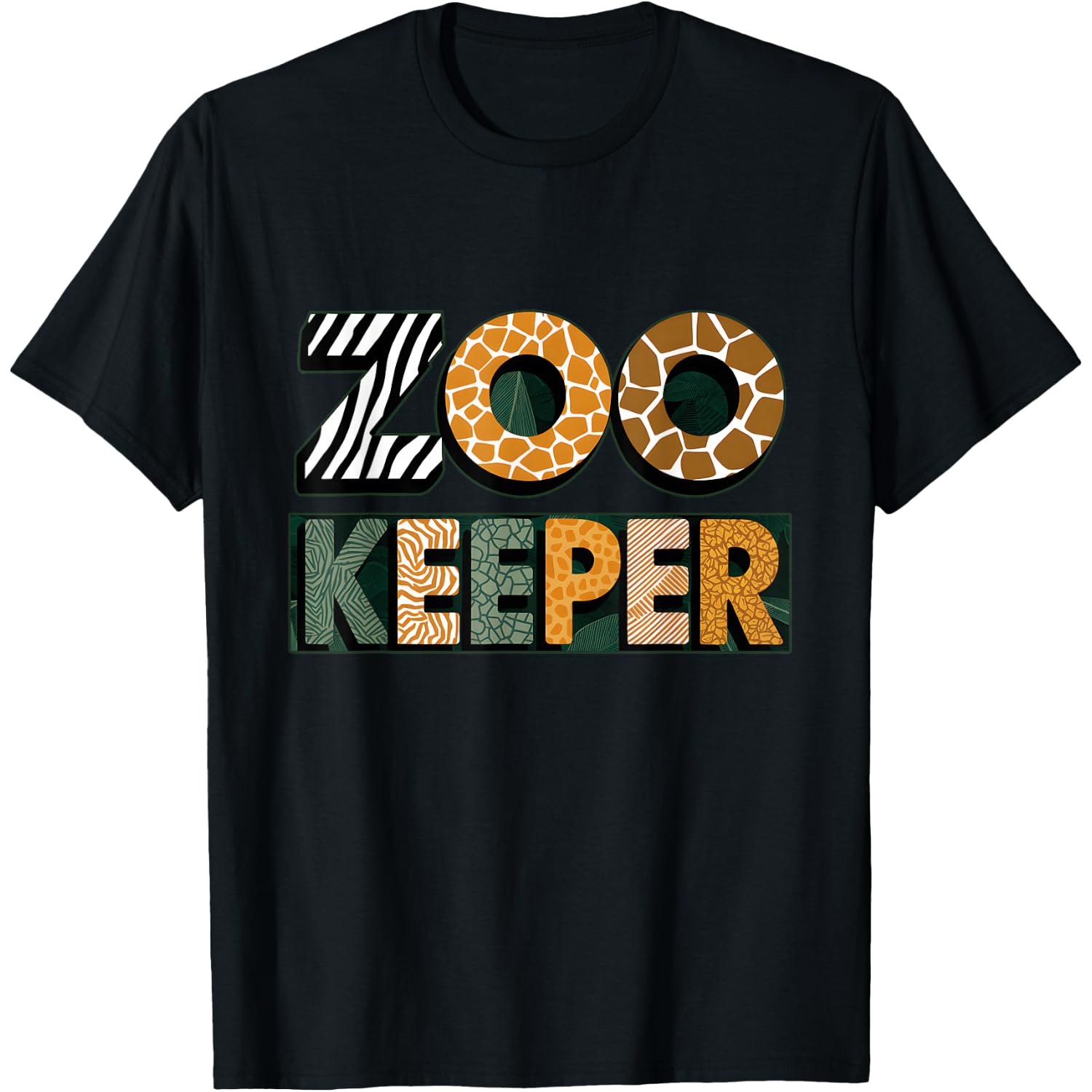 Zoo Keeper Costume Adult Halloween Party Safari Zookeeper T-Shirt
