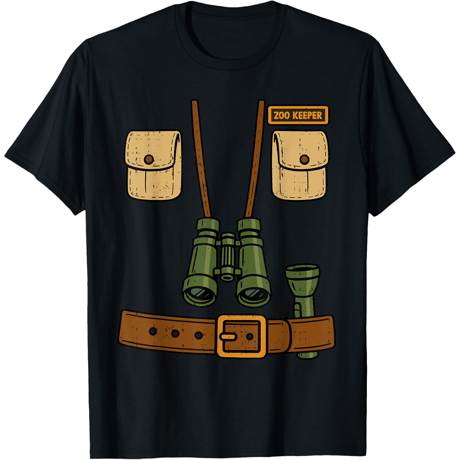 Zoo Keeper Jungle Safari Explorer Halloween Costume Animal T-Shirt